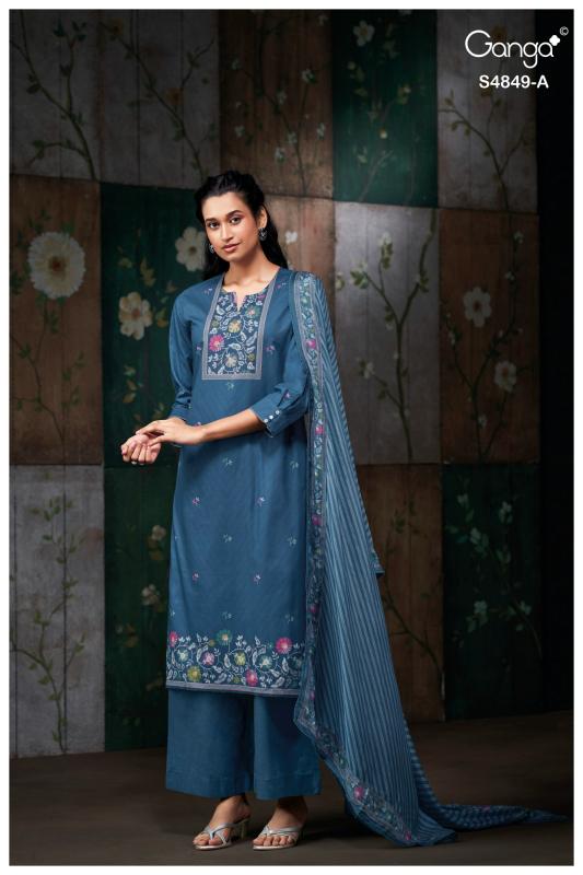 Ganga pazellea 4849 wholesale dress material valsad